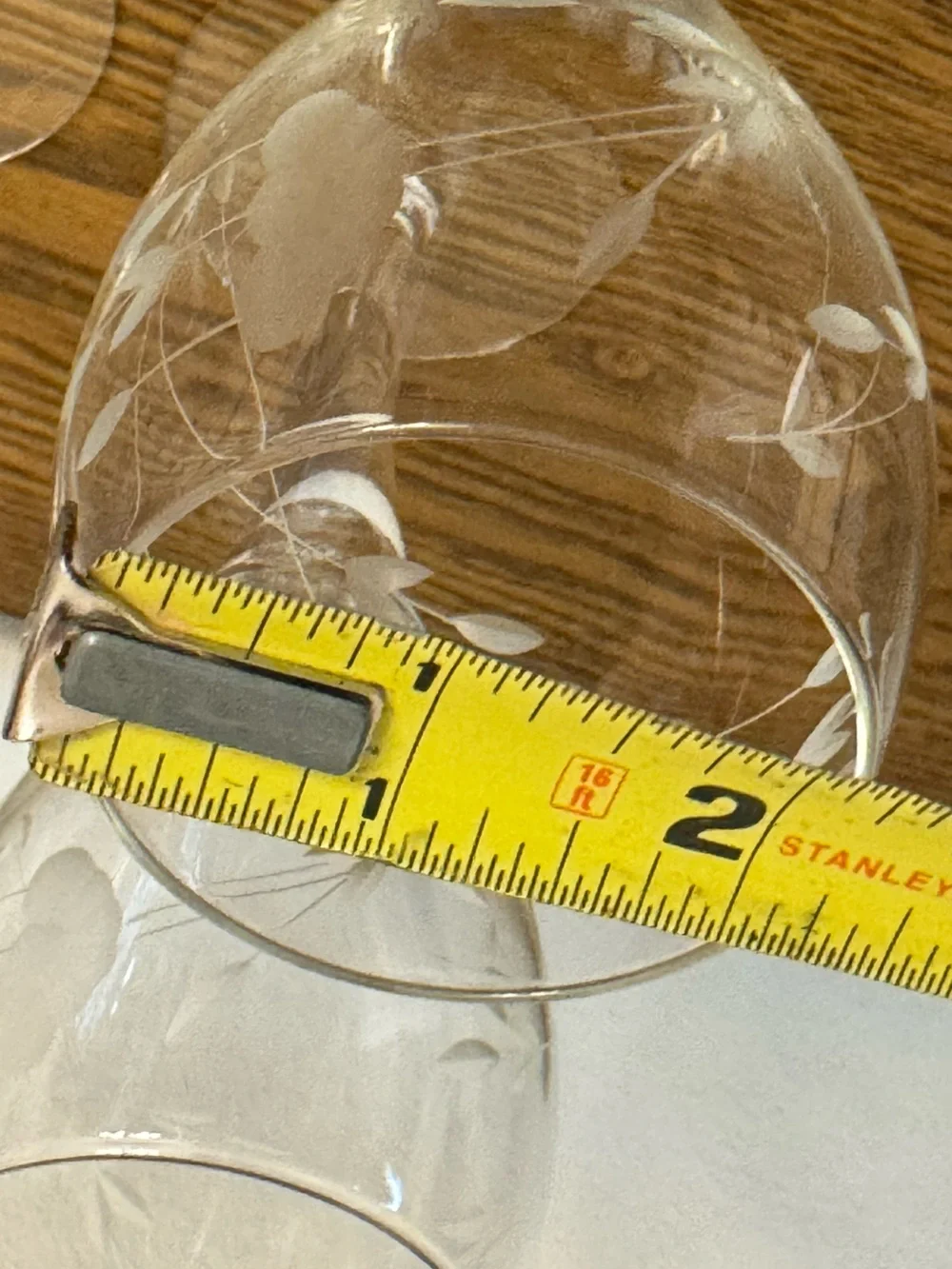 4 vintage Princess House crystal Champagne glasses in the classic 